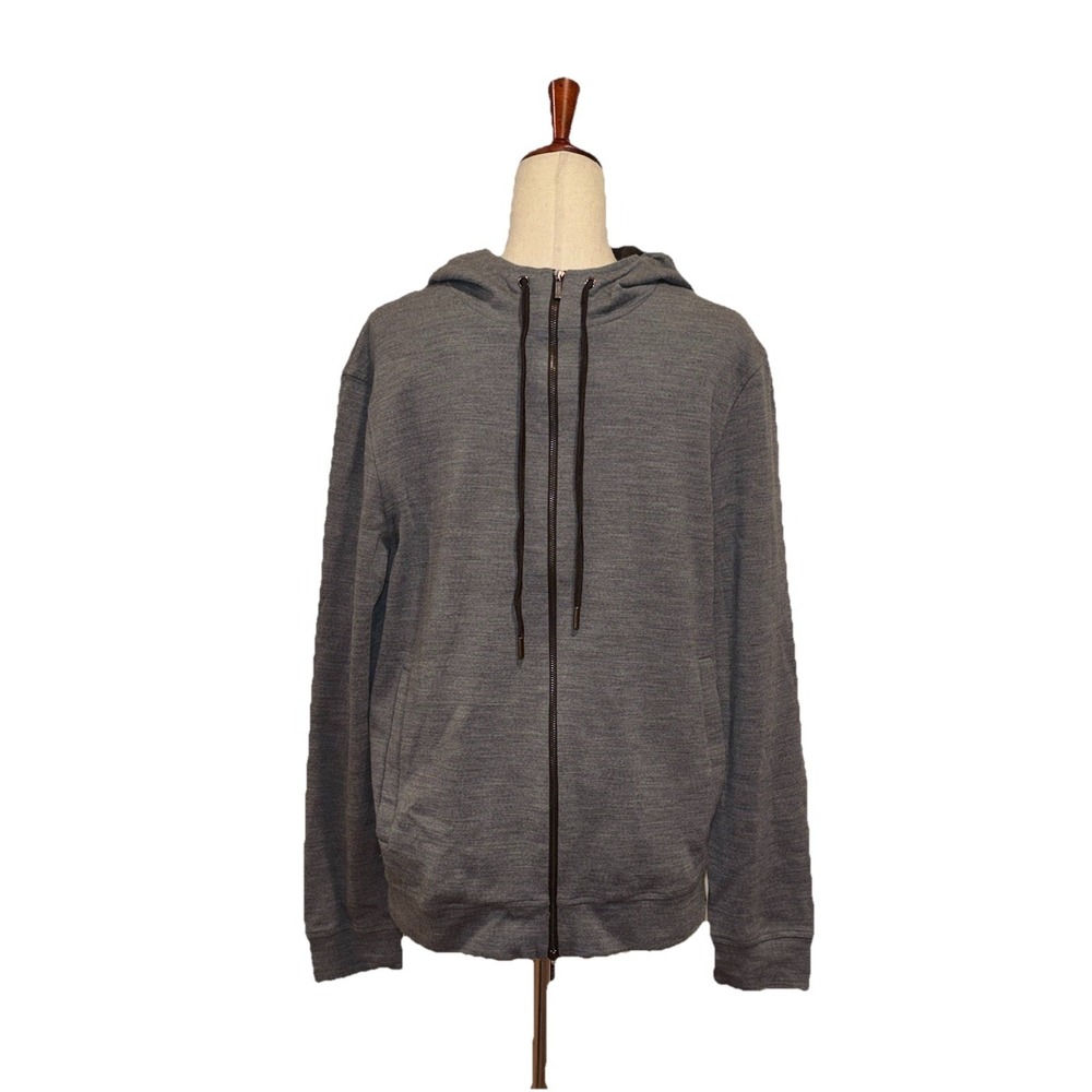 Maurizio Baldassari Loro Piana Capolavoro Wool Zip Up Hooded Sweater Men's Large